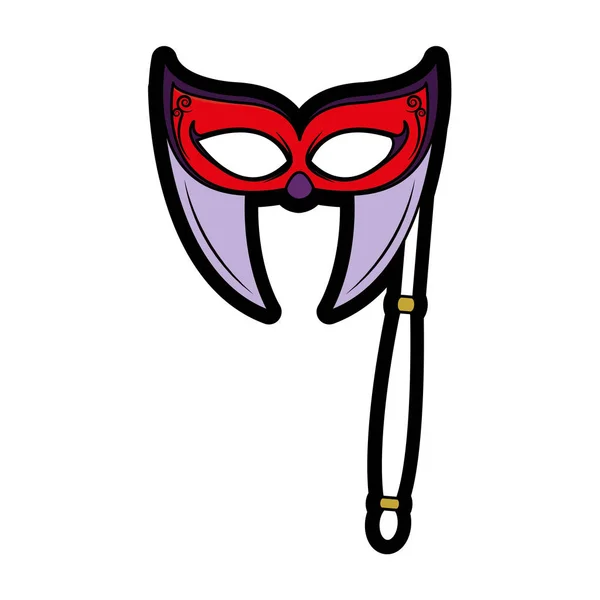 Geïsoleerde masker ontwerp — Stockvector