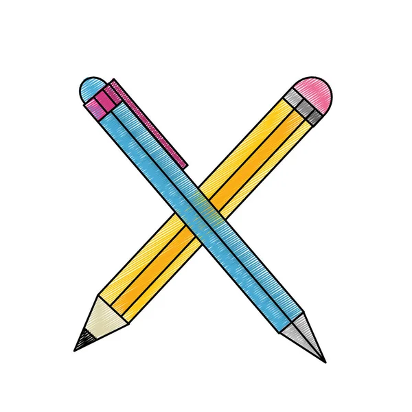 Στυλό και μολύβι σχεδίασης — Διανυσματικό Αρχείο