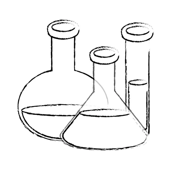 Ізольована flask дизайн — стоковий вектор
