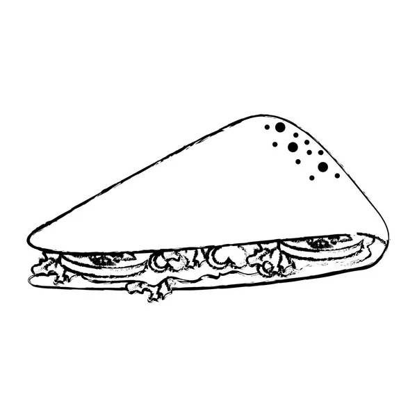 Απομονωμένη quesadilla σχεδιασμού — Διανυσματικό Αρχείο