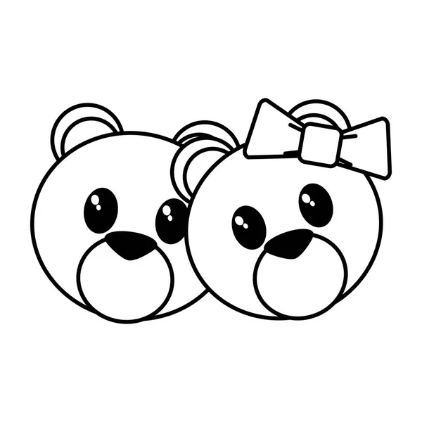 Diseño de dibujos animados oso — Vector de stock