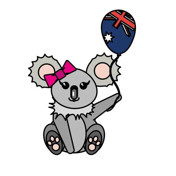 Design koala australien — Image vectorielle