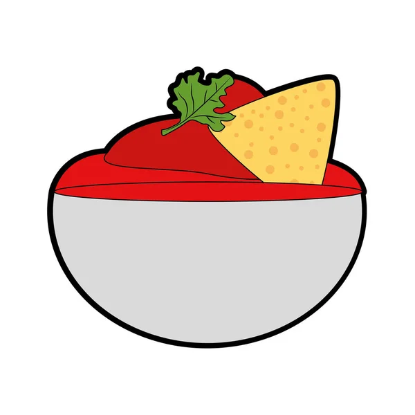 Design de nachos isolados —  Vetores de Stock