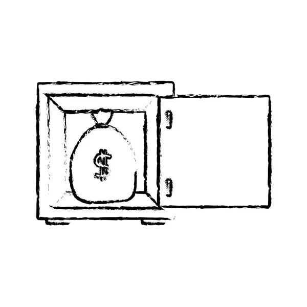 Isolierte Schaltschrankkonstruktion — Stockvektor