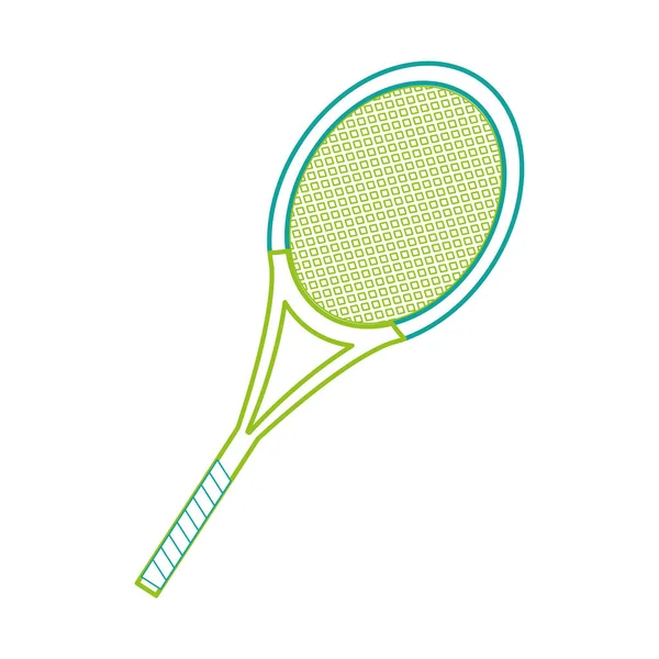Conception de raquette de tennis — Image vectorielle