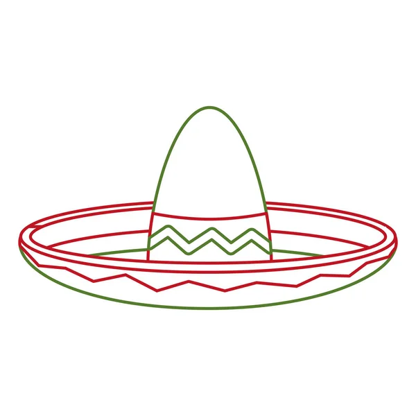 Diseño de sombrero aislado — Vector de stock