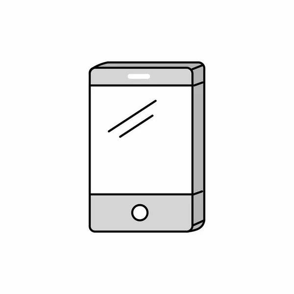 Conception de smartphone isolé — Image vectorielle