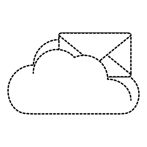 Cloud computing design — Stock Vector
