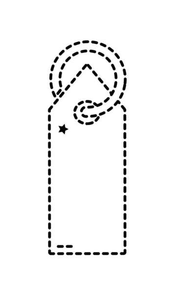 Торговый центр торговой марки пунктирной формы — стоковый вектор
