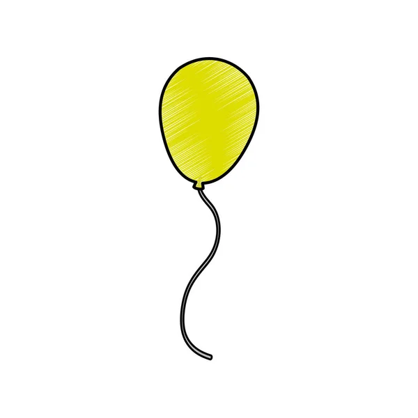 Conception de ballon isolé — Image vectorielle