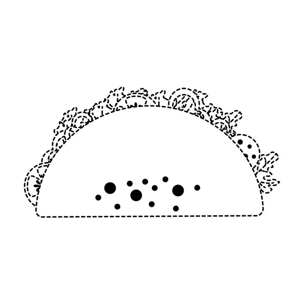 Izolované taco design — Stockový vektor