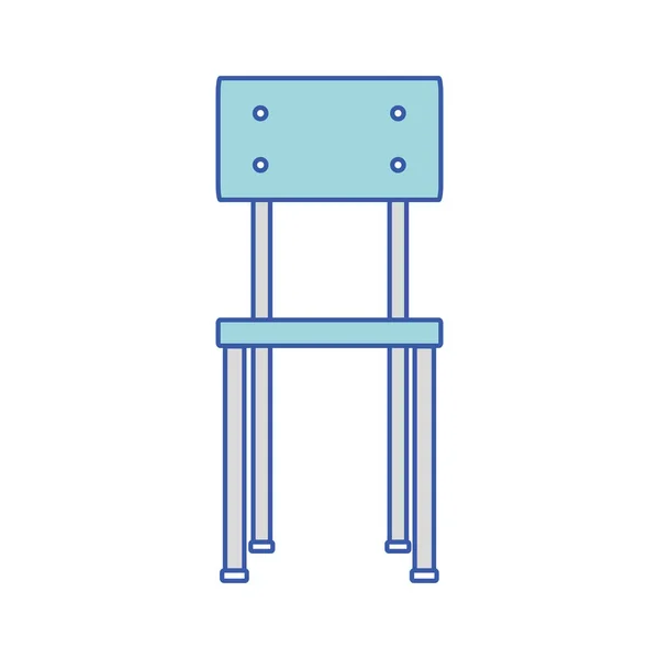 孤立的椅子设计 — 图库矢量图片