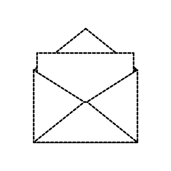 Enveloppe Courriel Thème Message Conception Isolée Illustration Vectorielle — Image vectorielle