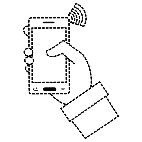 Ізольована смартфон дизайн — стоковий вектор