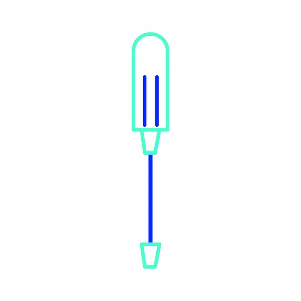 Conception de tournevis isolé — Image vectorielle