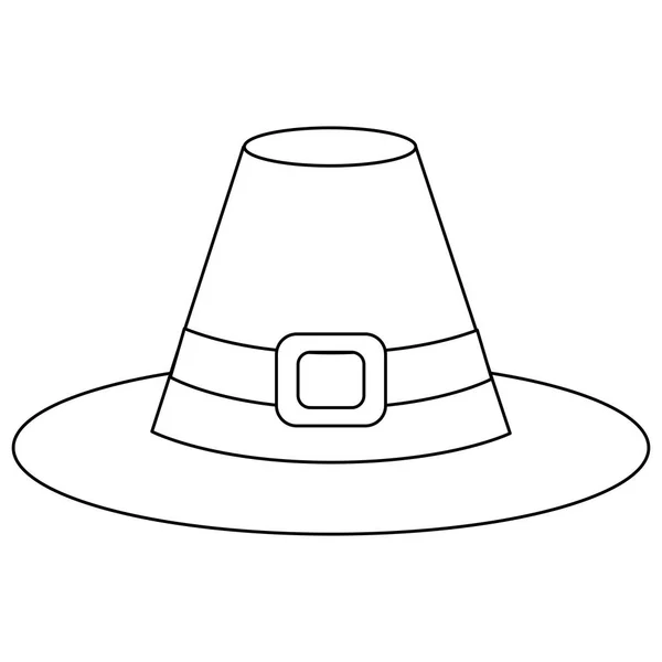 Diseño de sombrero aislado — Vector de stock