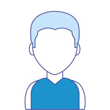 Oğlum avatar çocuk çocukluk ve küçük insanlar Tema Isolated vektör çizim tasarım