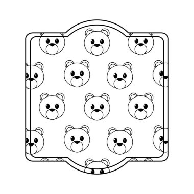 Çizgi film gövde tasarımı ayı