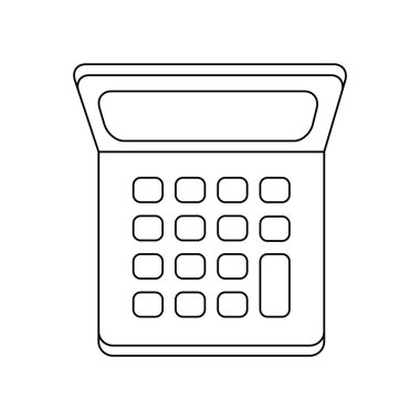 İzole hesap makinesi tasarım