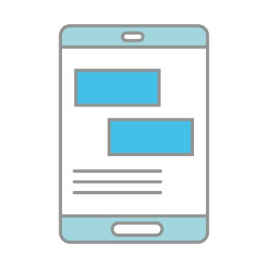 çizgi rengi grafik diyagramı bar içinde smartphone teknoloji