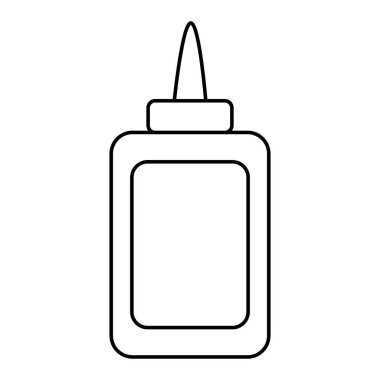 İzole tutkal şişe tasarımı