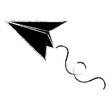 İzole paperplane tasarım