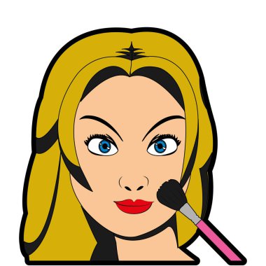 Retro kadın tasarım