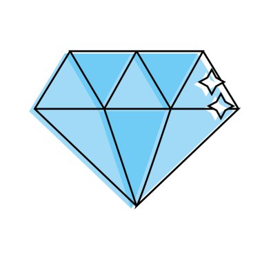 İzole elmas tasarım