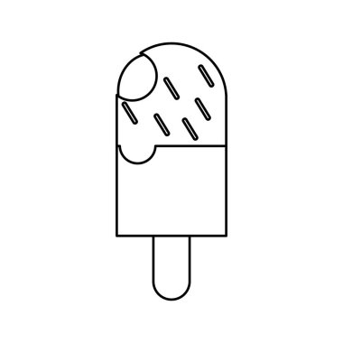 İzole buzlu şeker tasarım