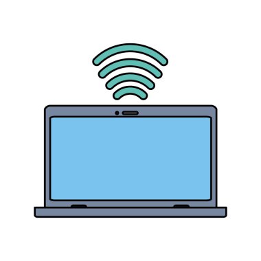 İzole laptop tasarım