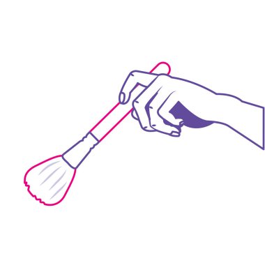 İzole fırça tasarım