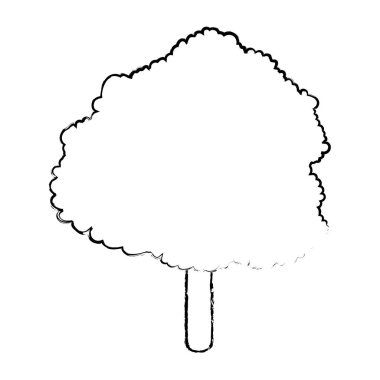 İzole ağacı tasarım