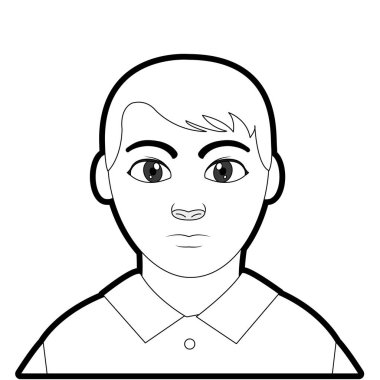 Anahat kullanıcı adam saç ve şık giysileriyle