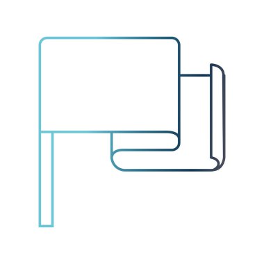 İzole bayrak tasarım