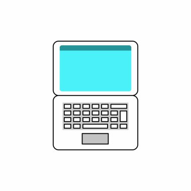 İzole laptop tasarım