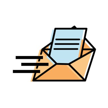 renk mektup e-posta iletisi Metin stili taşındı