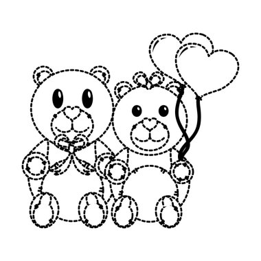 Oyuncak ayı çift tasarımı