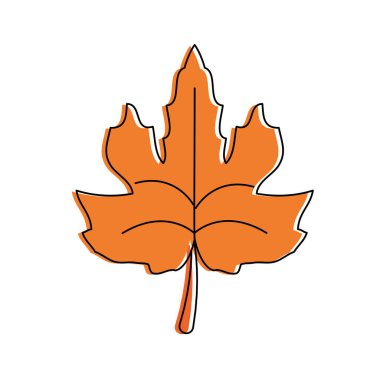 İzole yaprak tasarımı