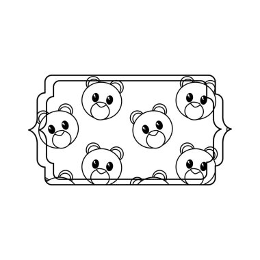 Çizgi film gövde tasarımı ayı