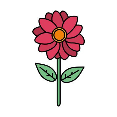 güzel çiçek yaprakları ve doğa yaprakları ile