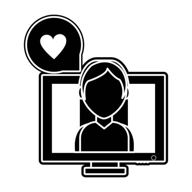 Bilgisayar aygıtı becerikli alet ve teknoloji Tema izole tasarım vektör çizim