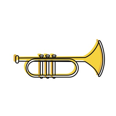 İzole trompet tasarım