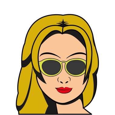 Retro kadın tasarım