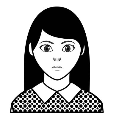 doku avatar kadın zarif bluz tasarımı ile doldurma