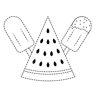 İzole buzlu şeker tasarım