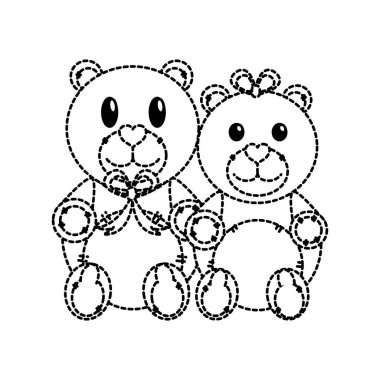 Oyuncak ayı çift tasarımı