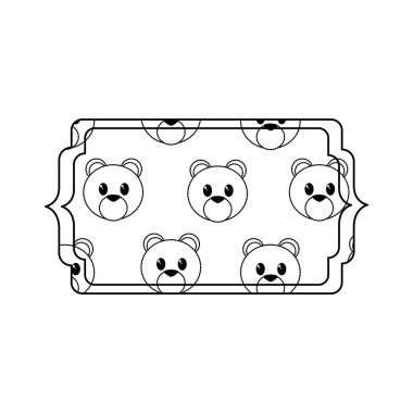 Çizgi film gövde tasarımı ayı