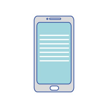 İzole smartphone tasarım