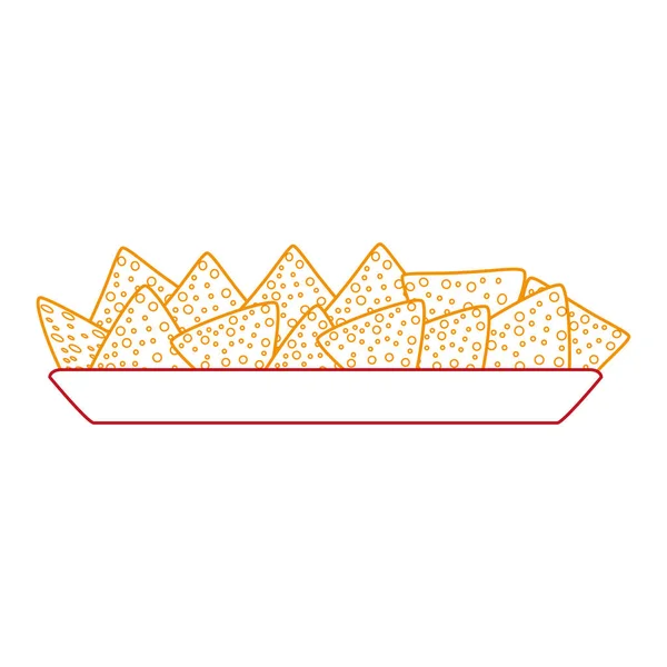 孤立的玉米片设计 — 图库矢量图片