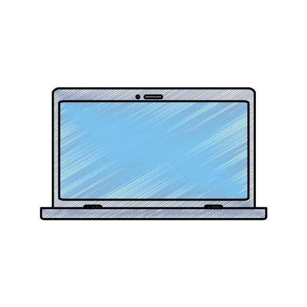 Design de laptop isolado —  Vetores de Stock